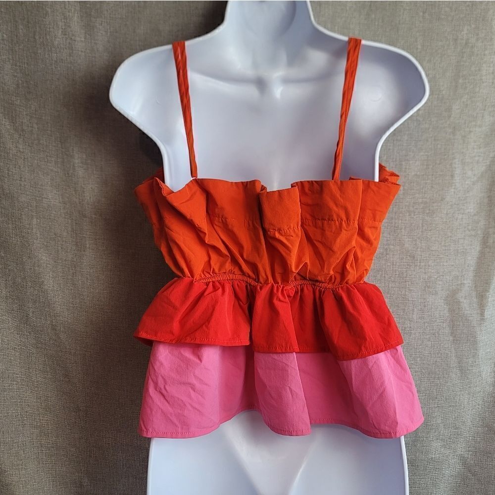 TCEC Pleated Colorblock Tank - Picture 6 of 9